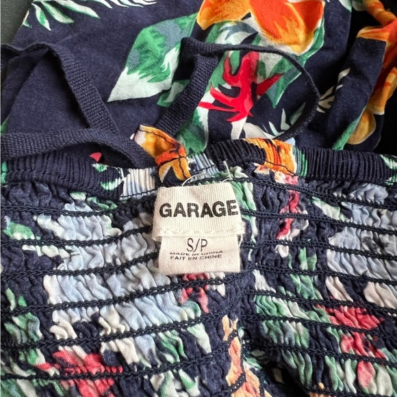 Garage Orange and Blue Halter Sundress - Picture 6 of 8